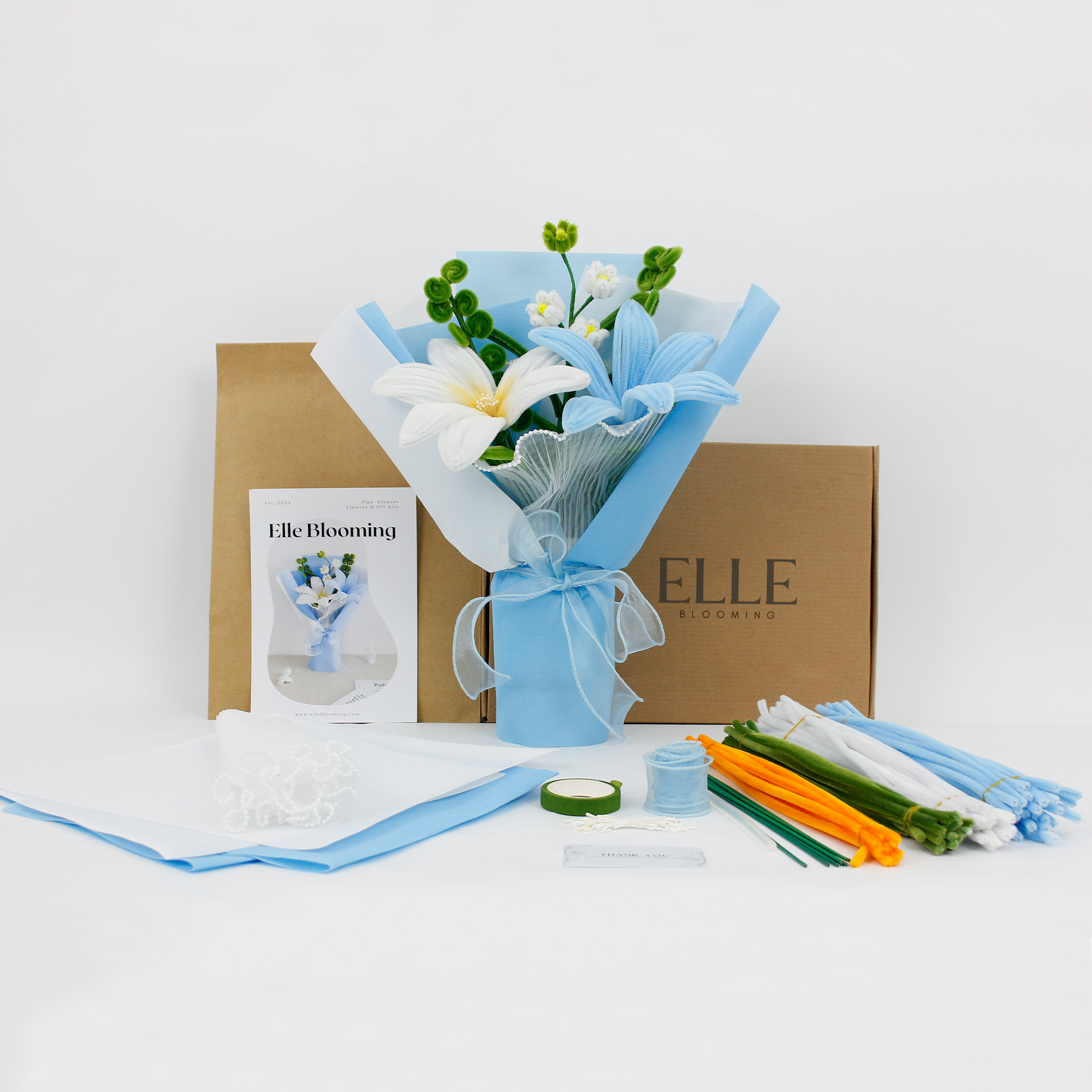 DIY Kit: Baby Blue Lilies